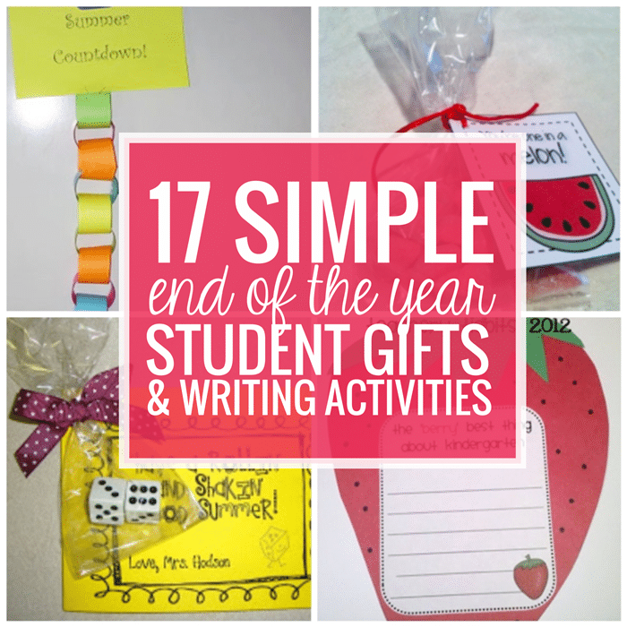 17 Easy Finish of the College 12 months Pupil Items and Writing Actions