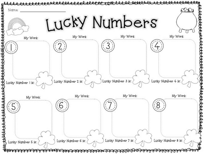 29 Zany St. Patrick's Day Learning Resources - Lucky Numbers - Teach Junkie