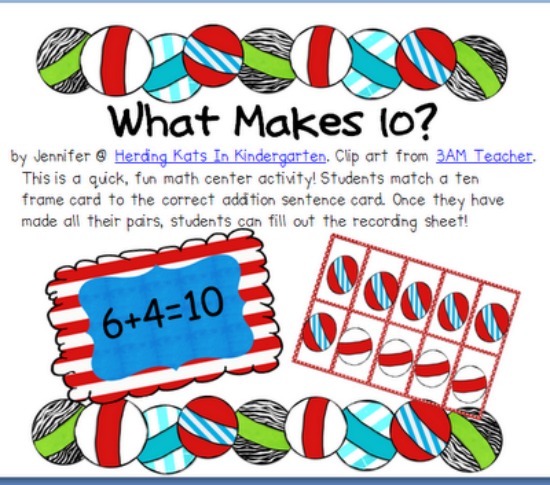 6 Dr. Seuss Inspired Math Activities {Free Download}