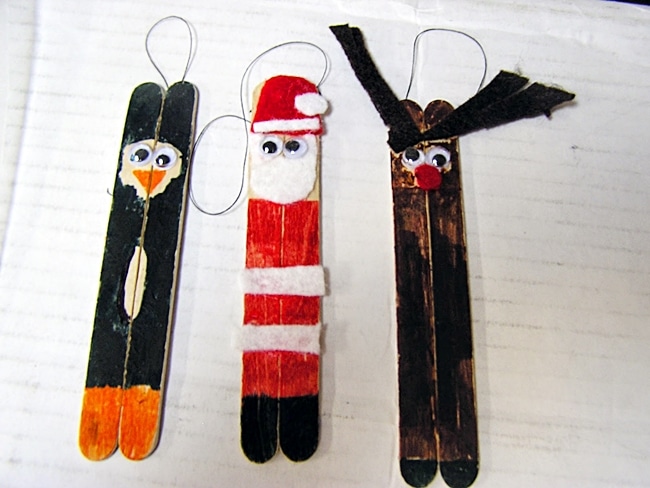 Learn how to Make Basic Popsicle Stick Ornaments